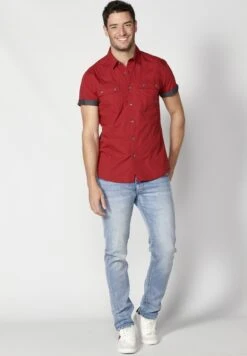 Koroshi Short Sleeve- Camicia - Rojo Red 11 Koroshi Short Sleeve- Camicia - Rojo Red -Negozio Di Abbigliamento Zalando 00d896eec44241b0805ddb7f85710ec7