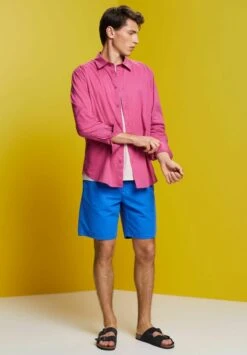 ESPRIT CamiciaDark Pink Uomo Camicie ES122D0XV-J11