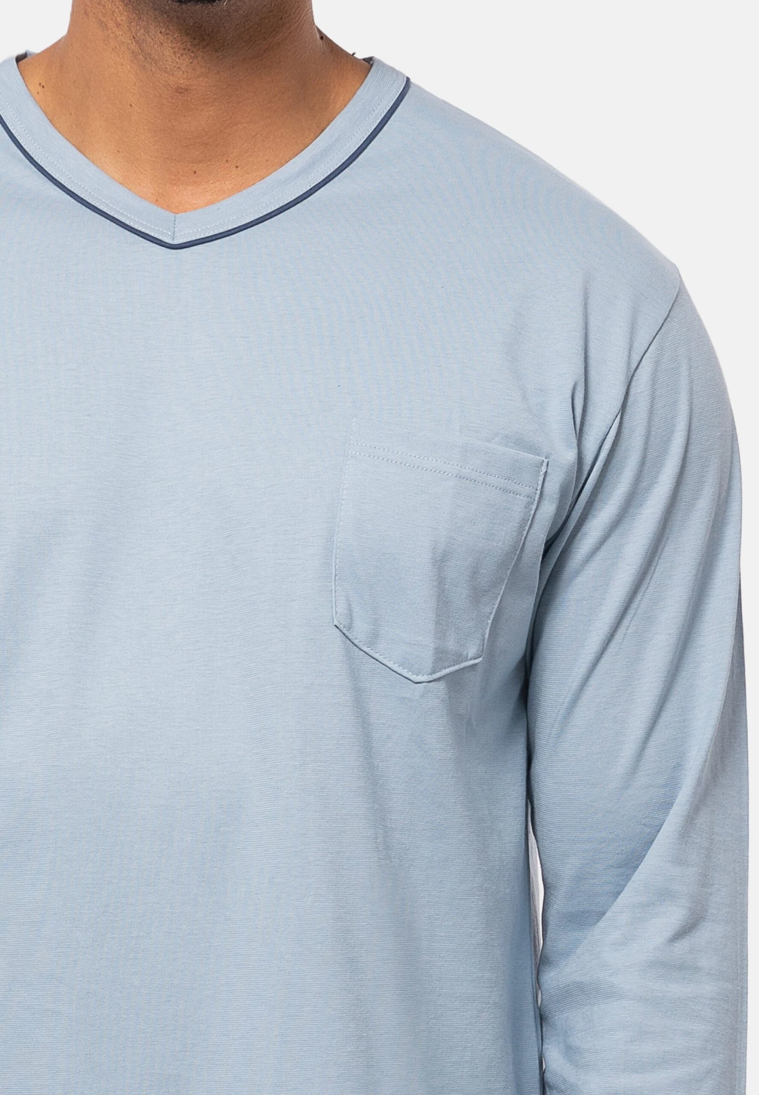 SetPigiamaAshley Blue Uomo Per La Notte AMV82M00U-K12 3 SetPigiamaAshley Blue Uomo Per La Notte AMV82M00U-K12