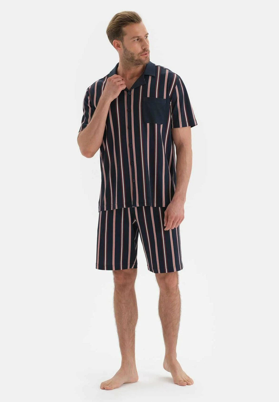 Striped - Pigiama - Navy 8 Striped - Pigiama - Navy - immagine 6