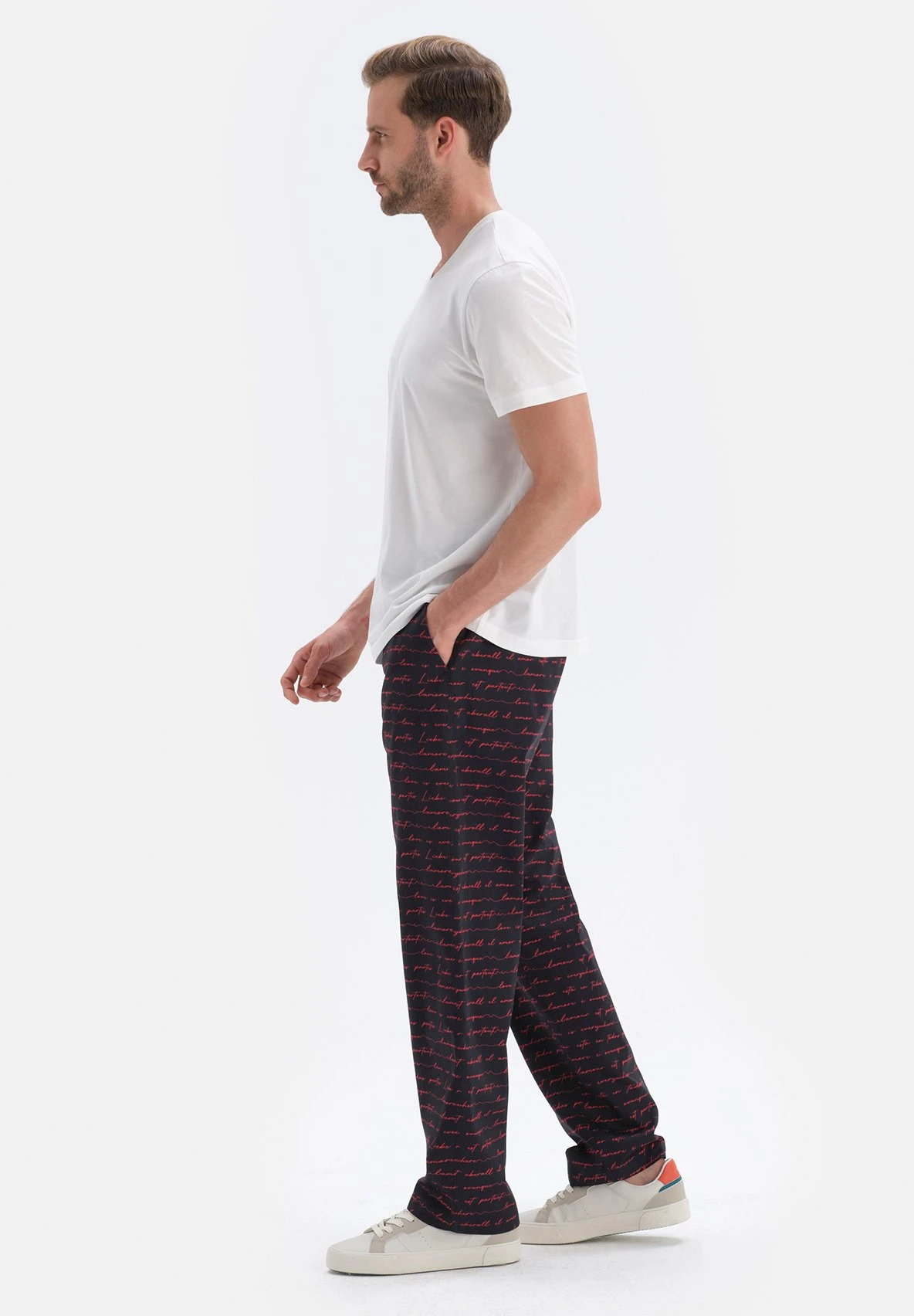 PrintedPantaloni Del PigiamaNavy Uomo Per La Notte D6D82L00J-K11 7 PrintedPantaloni Del PigiamaNavy Uomo Per La Notte D6D82L00J-K11 - immagine 5