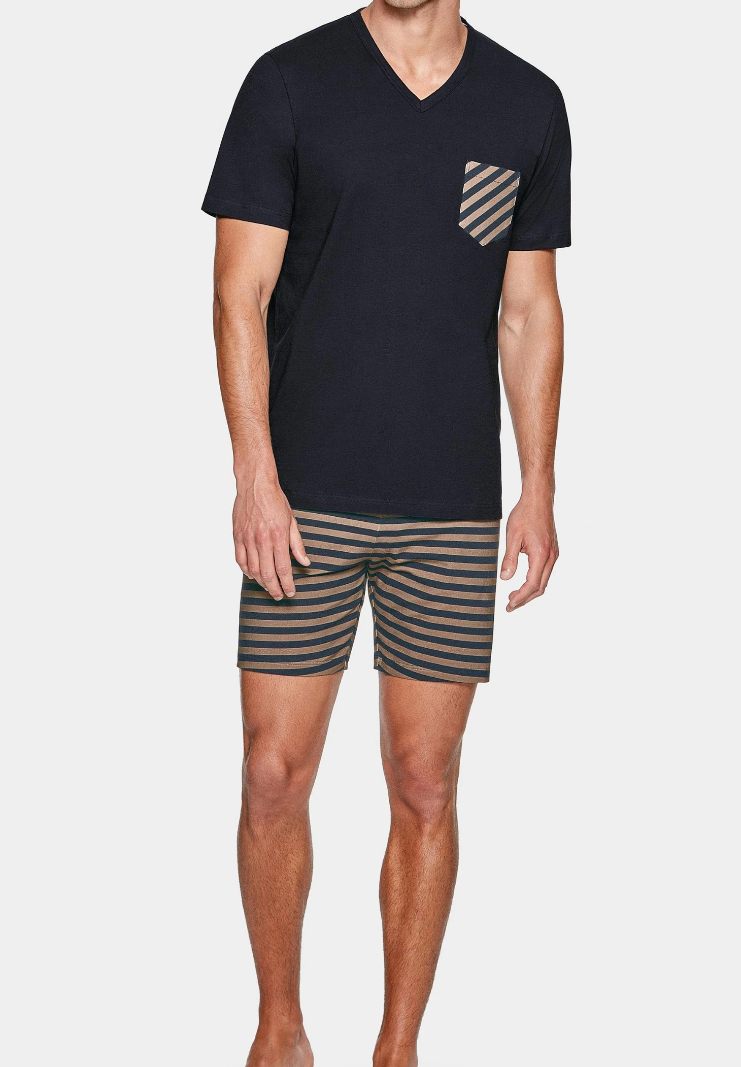 Eden Park Pantaloni Del PigiamaMarine Uomo Per La Notte EDL82L001-K11 3 Eden Park Pantaloni Del PigiamaMarine Uomo Per La Notte EDL82L001-K11