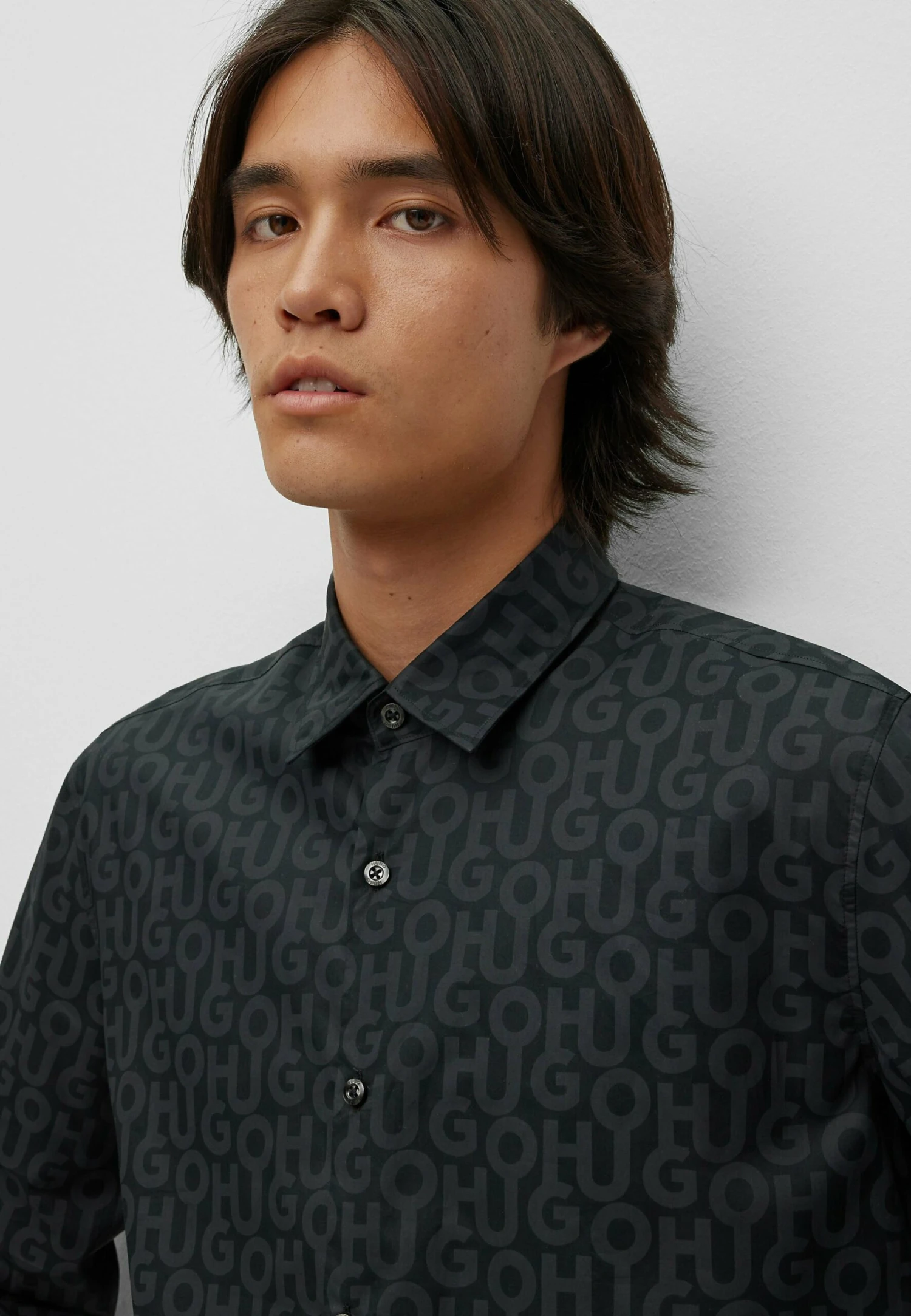 Hugo Ermo - Camicia - Charcoal 6 Hugo Ermo - Camicia - Charcoal - immagine 4