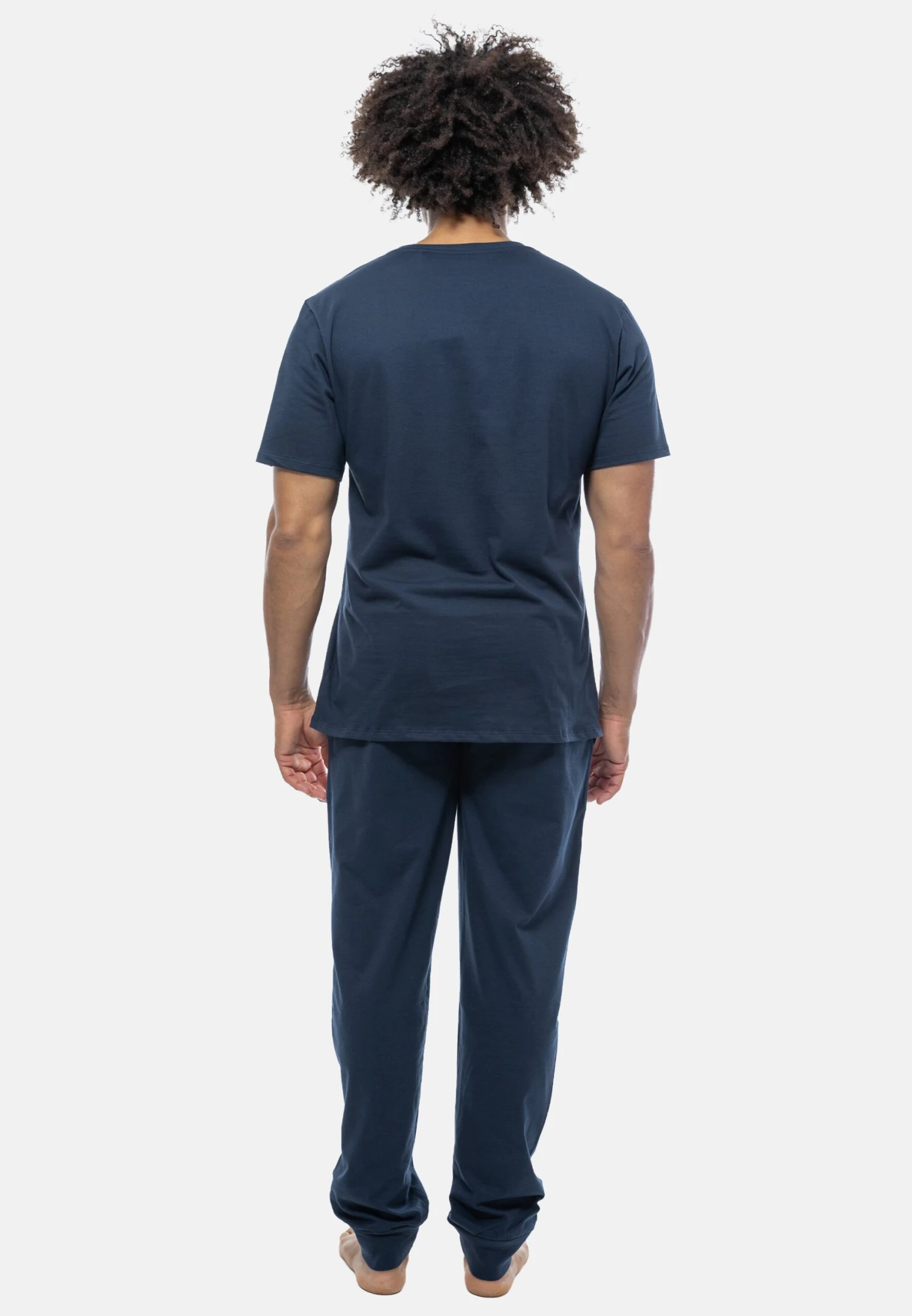 Schiesser Mix Set - Pigiama - Dunkelblau 5 Schiesser Mix Set - Pigiama - Dunkelblau - immagine 3