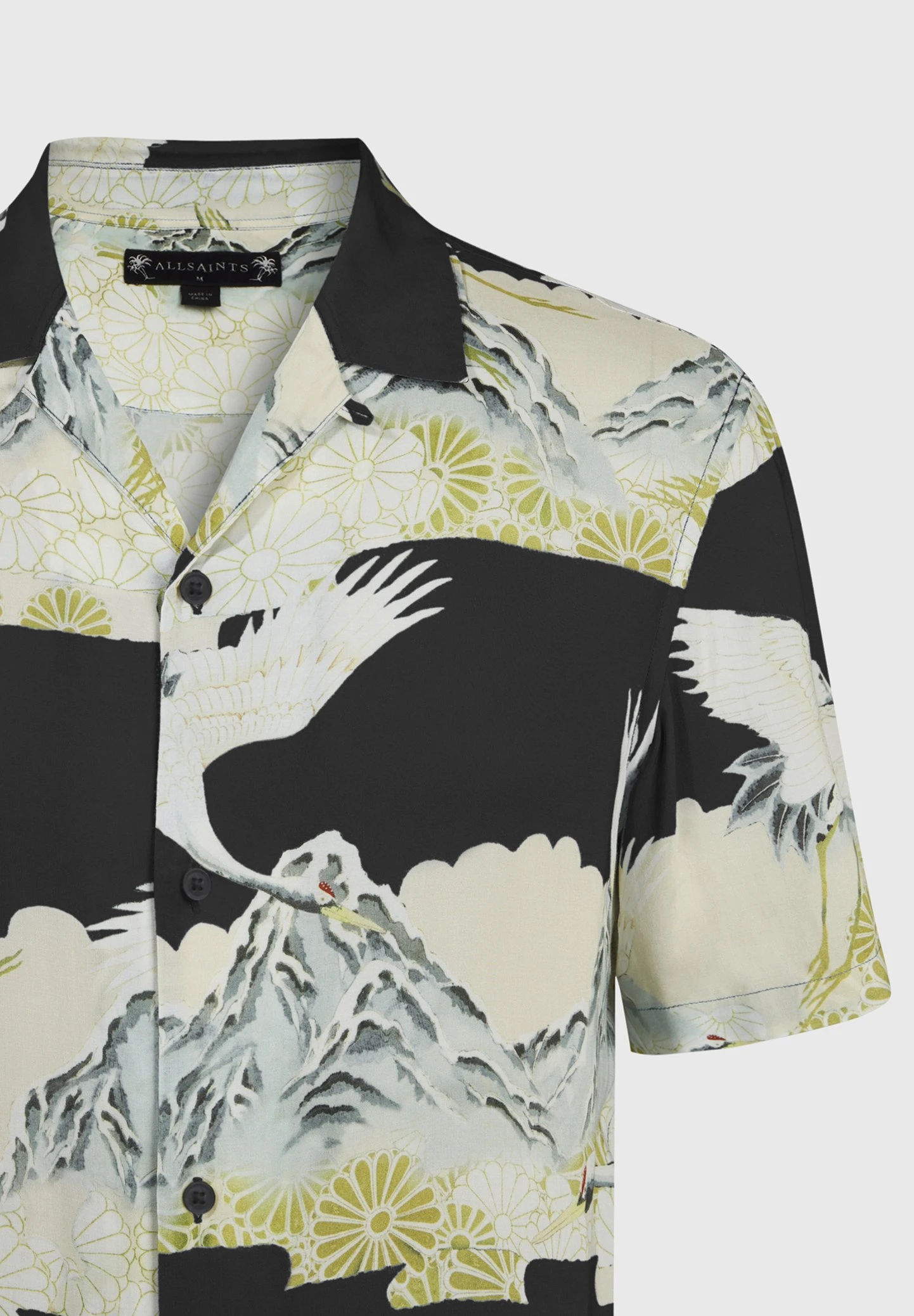 AllSaints Soaring Ss Shirt - Camicia - Black 5 AllSaints Soaring Ss Shirt - Camicia - Black - immagine 3