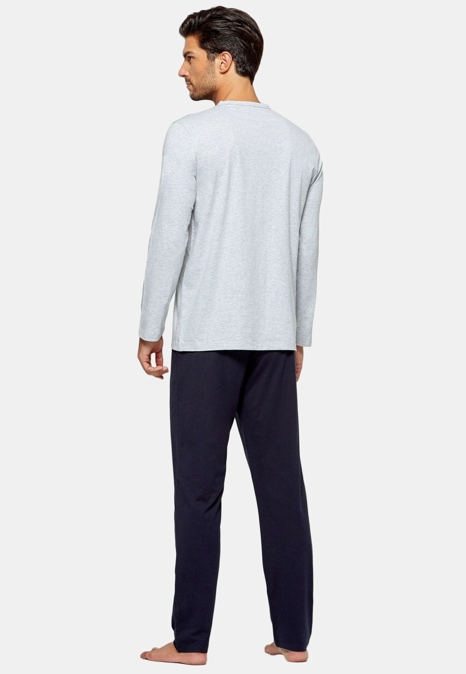 Cotton OrganicPigiamaGris / Argent Uomo Per La Notte IM682M007-C11 4 Cotton OrganicPigiamaGris / Argent Uomo Per La Notte IM682M007-C11 - immagine 2
