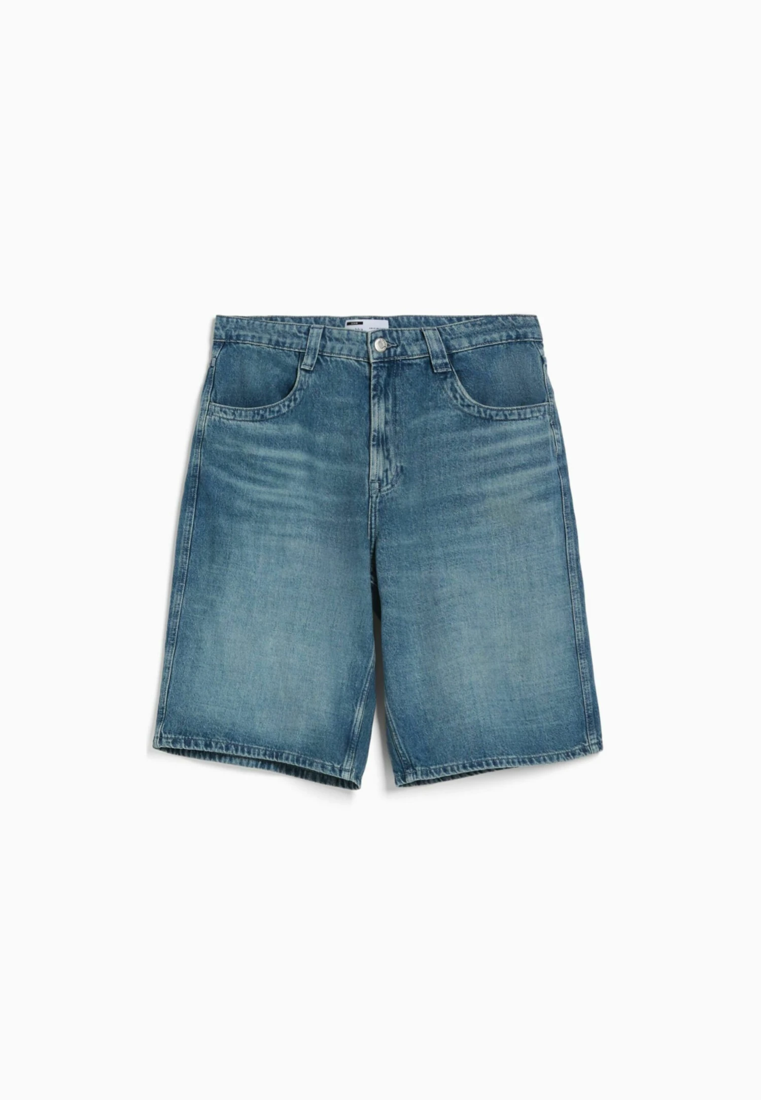 BERSHKA Baggy Bermuda- Shorts Di Jeans - Blue Grey 7 BERSHKA Baggy Bermuda- Shorts Di Jeans - Blue Grey - immagine 5