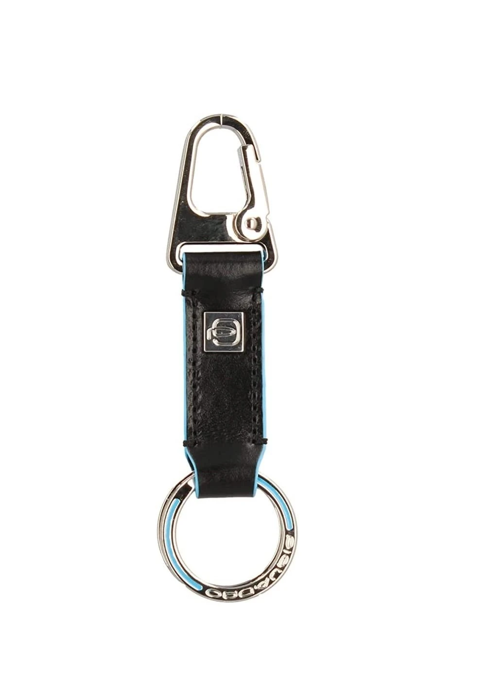 Piquadro Portachiavi Blue Square Con MoschettoneNero - Portachiavi - Nero 3 Piquadro Portachiavi Blue Square Con MoschettoneNero - Portachiavi - Nero