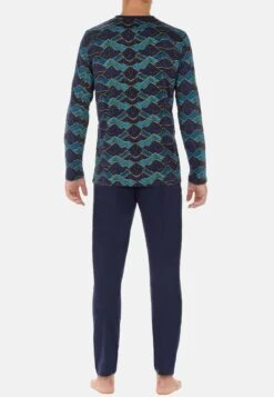 Hom Lino - Pigiama - Navy Print -Negozio Di Abbigliamento Zalando 165f5b88f5a2443b84f52991690b5d3c