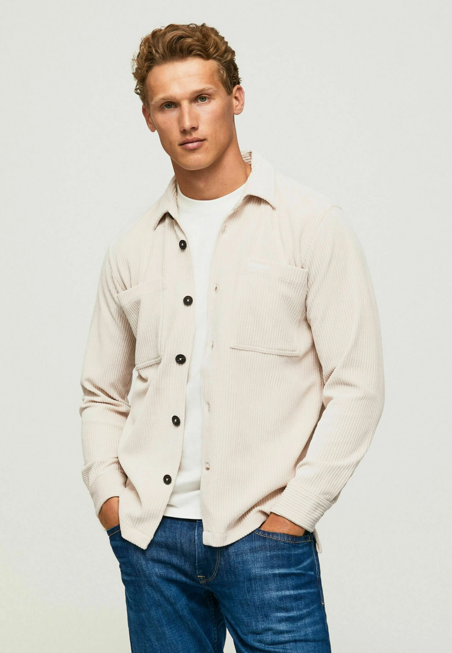 Pepe Jeans PortoCamiciaIvory Uomo Camicie PE122D0I5-B11 3 Pepe Jeans PortoCamiciaIvory Uomo Camicie PE122D0I5-B11