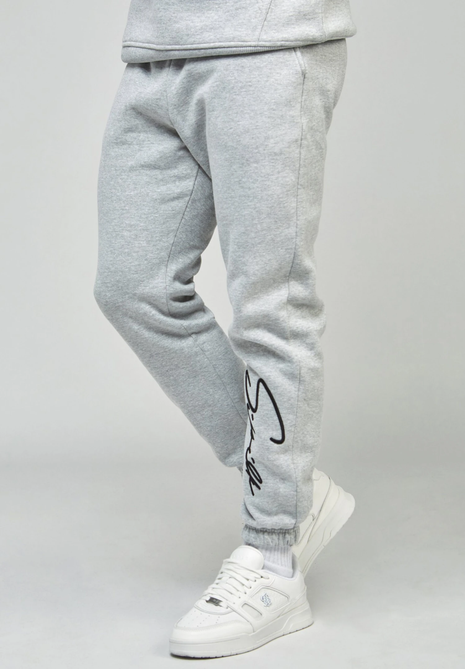 SikSilk Script Embroidery Pantaloni SportiviGrey Uomo Pantaloni Sportivi E Joggers SIF22E0FT-Q11 3 SikSilk Script Embroidery Pantaloni SportiviGrey Uomo Pantaloni Sportivi E Joggers SIF22E0FT-Q11