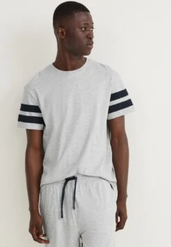 PigiamaLight Gray Melange Uomo Per La Notte C6F82M043-C11 -Negozio Di Abbigliamento Zalando 19aa1d008216424f8e9f016df2e1beec