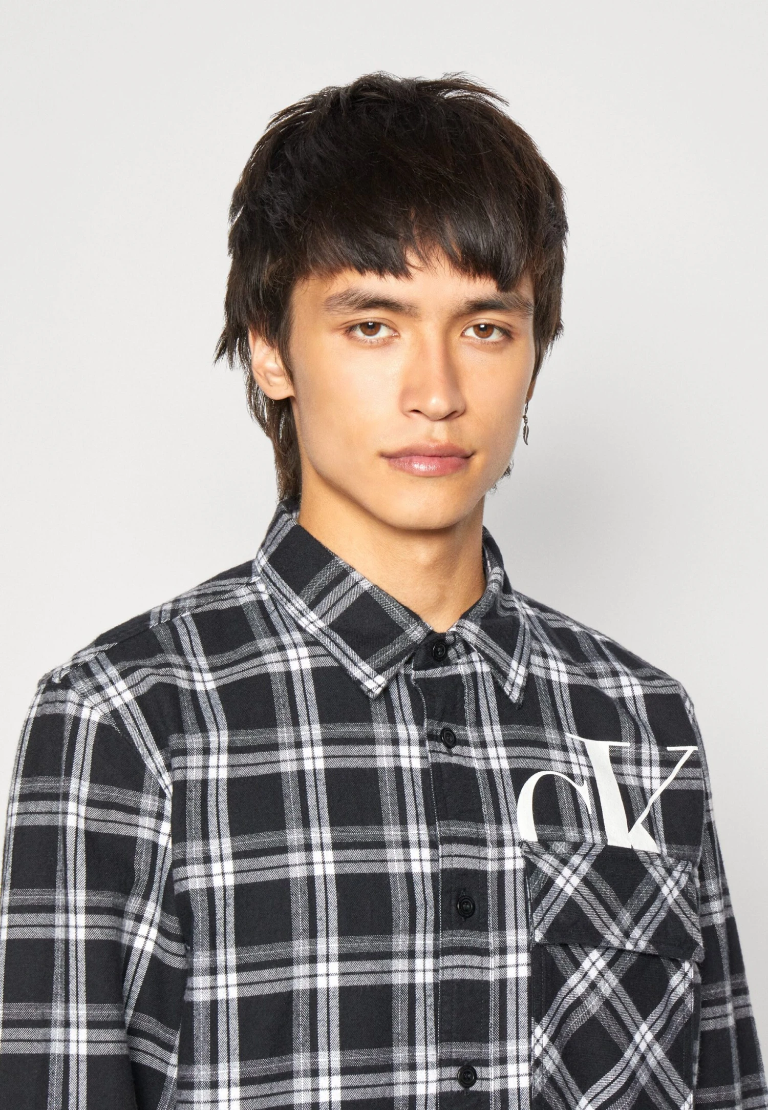 Calvin Klein Jeans Cut Off Check ShirtCamiciaBlack/Bright White Uomo Camicie C1822D06Q-Q11 8 Calvin Klein Jeans Cut Off Check ShirtCamiciaBlack/Bright White Uomo Camicie C1822D06Q-Q11 - immagine 6