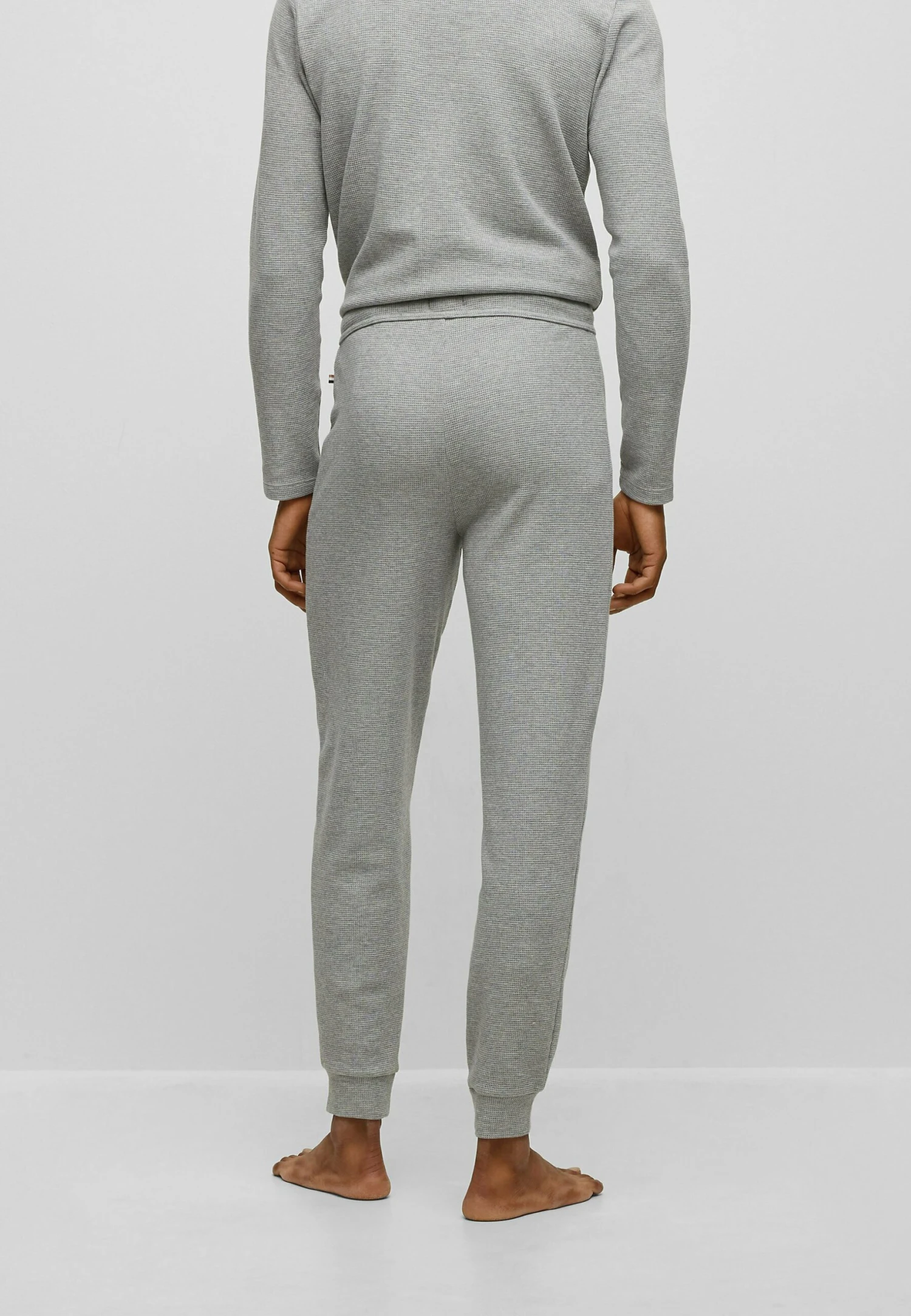 Boss Waffle CuffPantaloni Del PigiamaGrey Four Uomo Per La Notte BB182L04K-C11 5 Boss Waffle CuffPantaloni Del PigiamaGrey Four Uomo Per La Notte BB182L04K-C11 - immagine 3