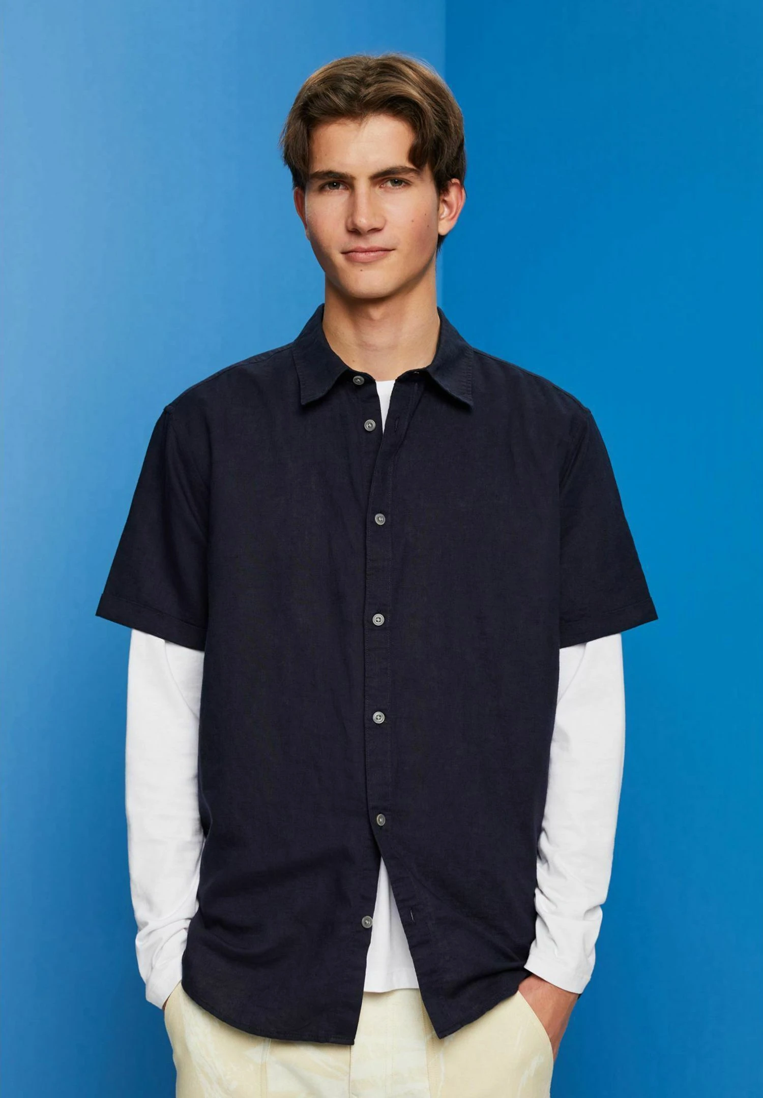 ESPRIT Camicia - Navy 4 ESPRIT Camicia - Navy - immagine 2