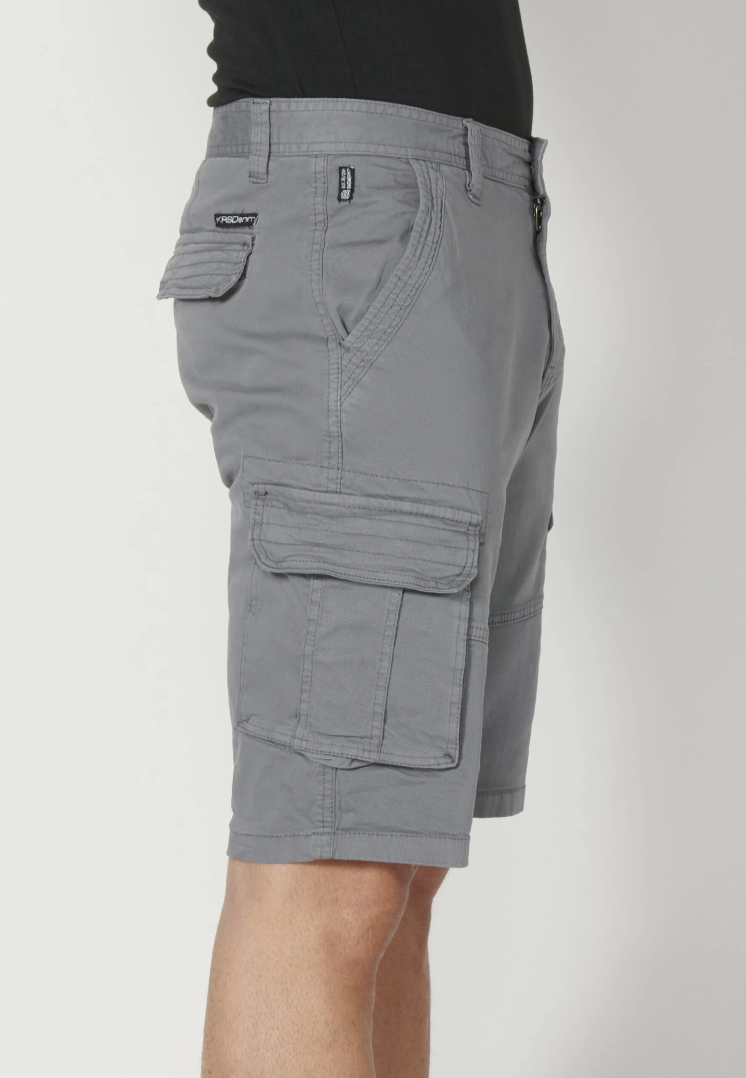 Koroshi ShortsGris Uomo Bermuda KOL22F08X-C11 9 Koroshi ShortsGris Uomo Bermuda KOL22F08X-C11 - immagine 7