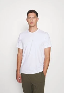 Structure S/S Crew NeckMaglia Del PigiamaWhite Uomo Per La Notte C1182N01Q-A11