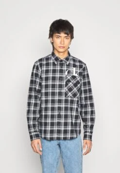 Calvin Klein Jeans Cut Off Check ShirtCamiciaBlack/Bright White Uomo Camicie C1822D06Q-Q11