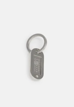 MM6 Maison Margiela Key Ring UnisexPortachiaviSilver-Coloured Uomo Portafogli E Custodie MMA54F001-D11