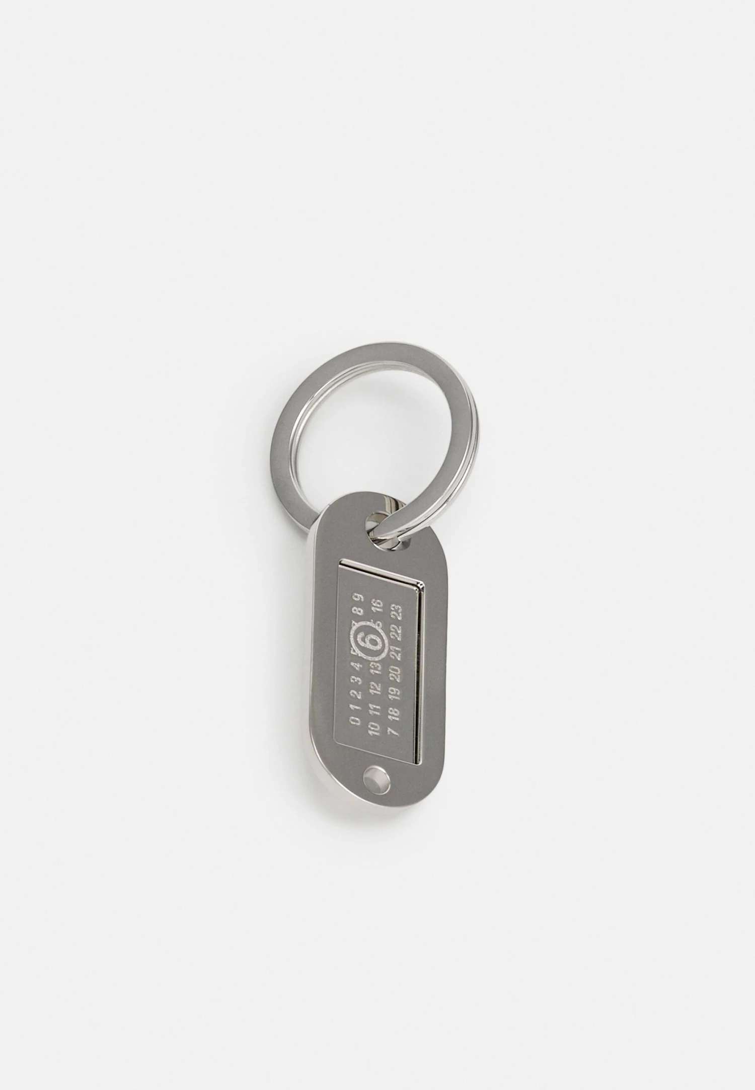 MM6 Maison Margiela Key Ring UnisexPortachiaviSilver-Coloured Uomo Portafogli E Custodie MMA54F001-D11 3 MM6 Maison Margiela Key Ring UnisexPortachiaviSilver-Coloured Uomo Portafogli E Custodie MMA54F001-D11