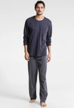 Schiesser Anzug Lang SetPigiamaAnthrazit Uomo Per La Notte S5982M005-Q11 -Negozio Di Abbigliamento Zalando 27737513aa5c4e278ef66422f3a35768