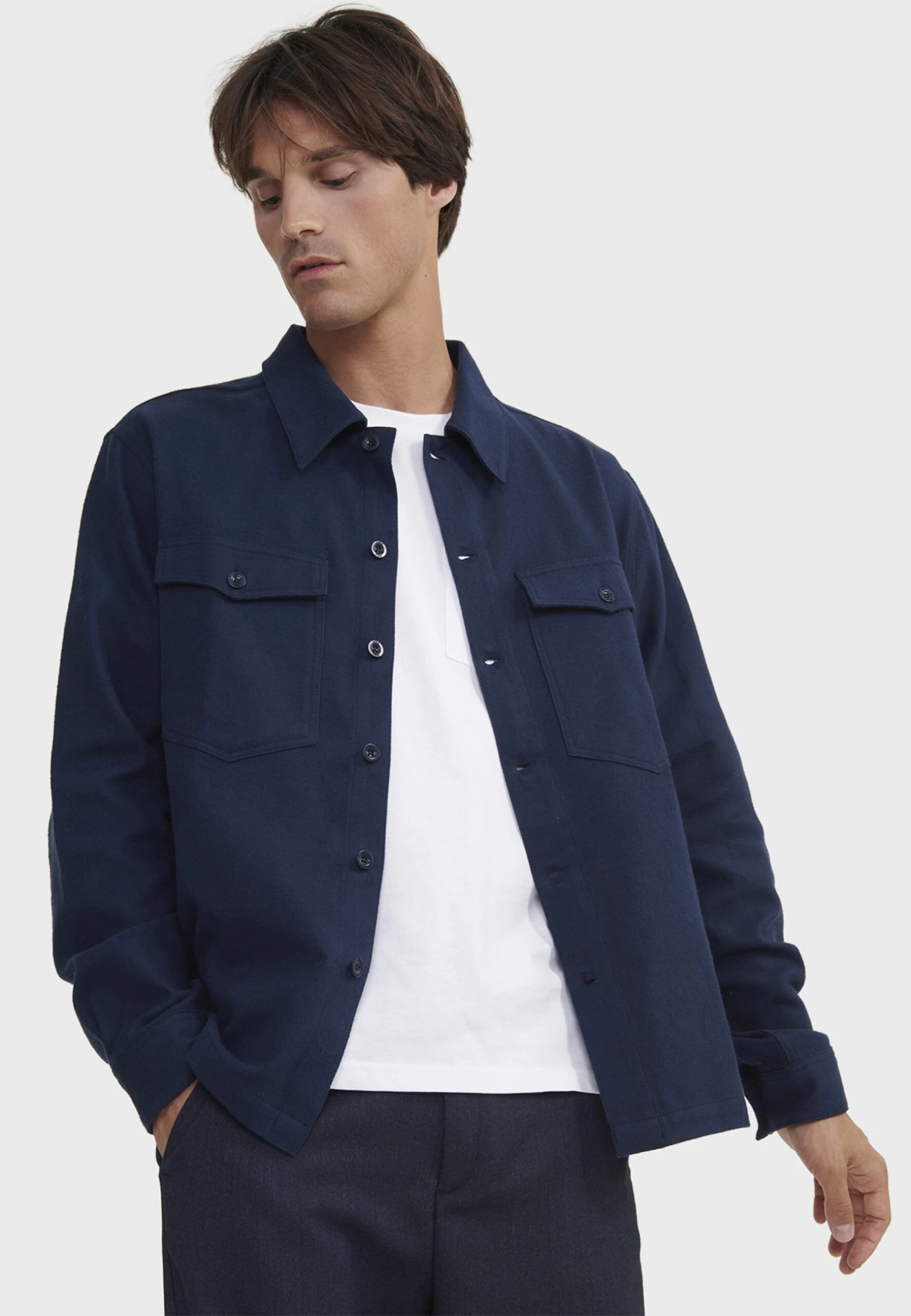 Aigle CamiciaNavy Blue Uomo Camicie AI222D014-K11 6 Aigle CamiciaNavy Blue Uomo Camicie AI222D014-K11 - immagine 4