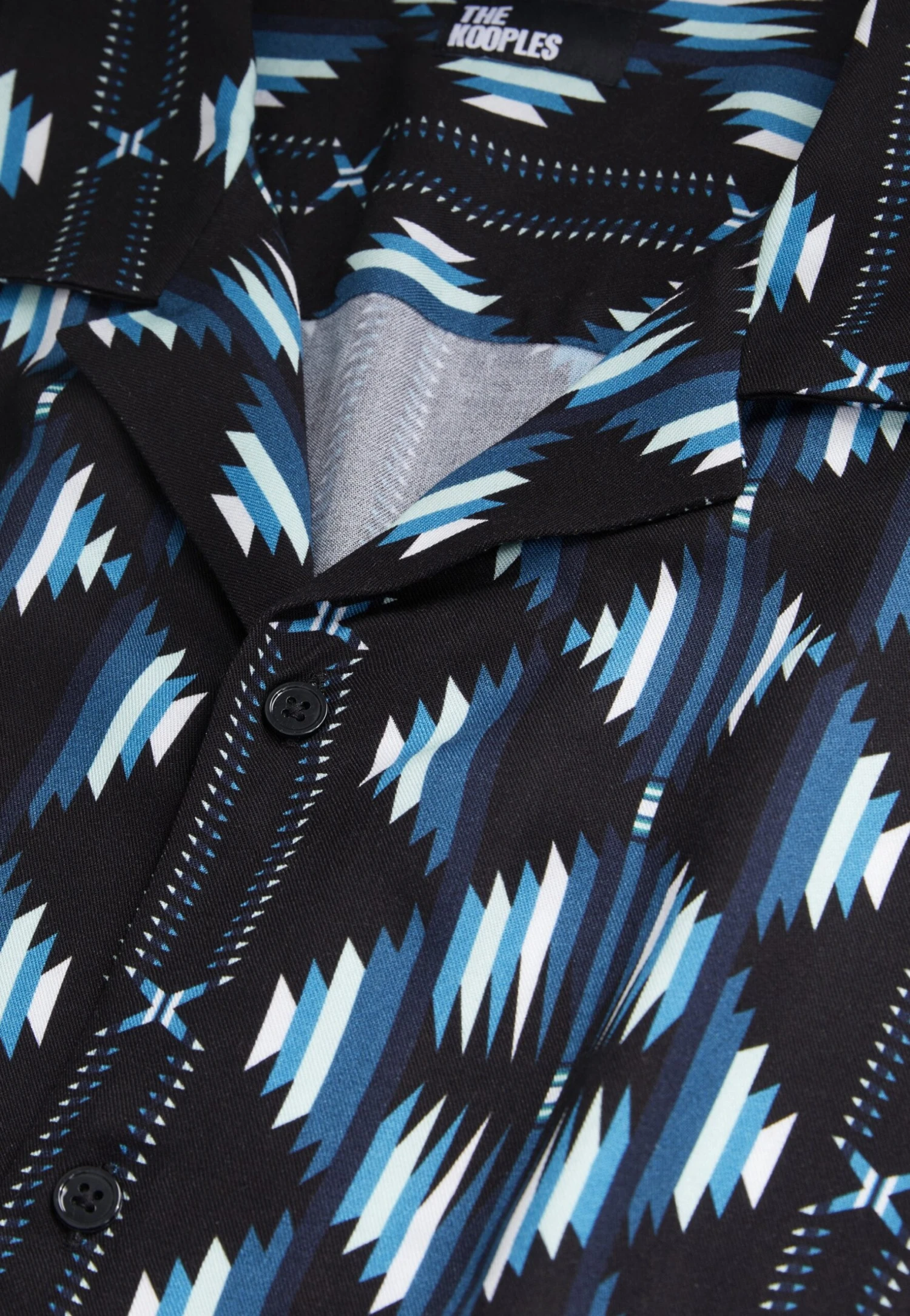 THE KOOPLES Manches Courtes Imprimée - Camicia - Black Green 4 THE KOOPLES Manches Courtes Imprimée - Camicia - Black Green - immagine 2