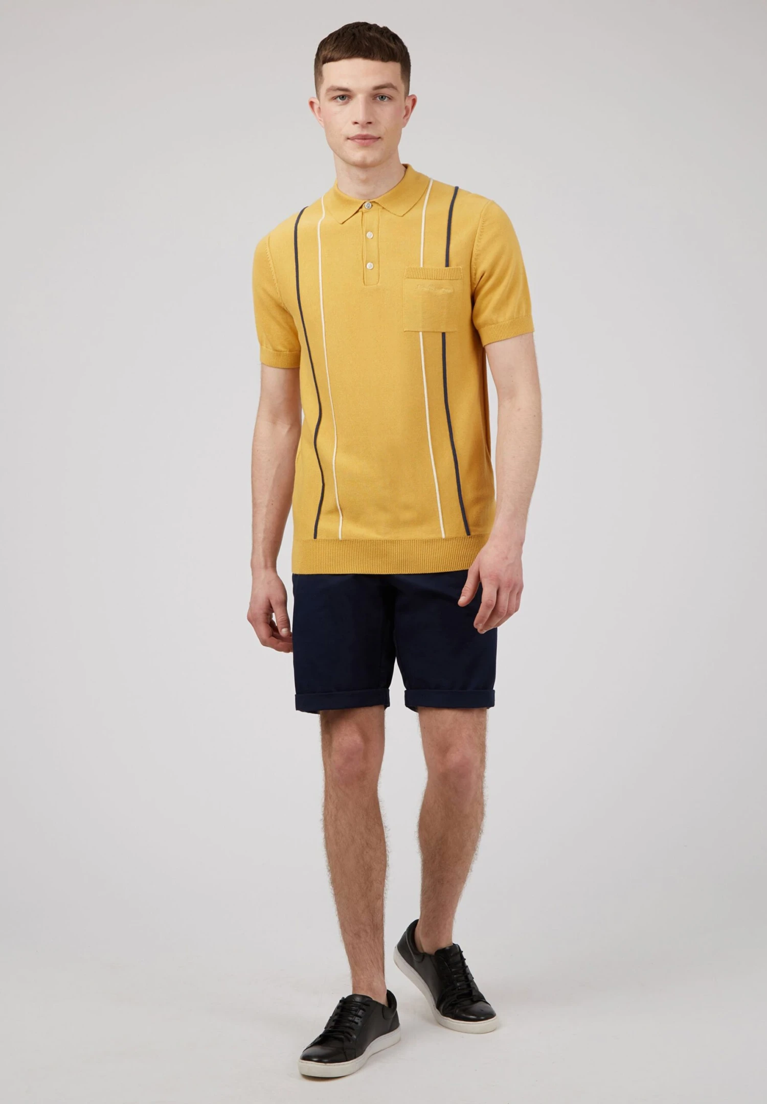 Ben Sherman SignatureShortsDark Navy Uomo Bermuda BE122F03P-K11 4 Ben Sherman SignatureShortsDark Navy Uomo Bermuda BE122F03P-K11 - immagine 2