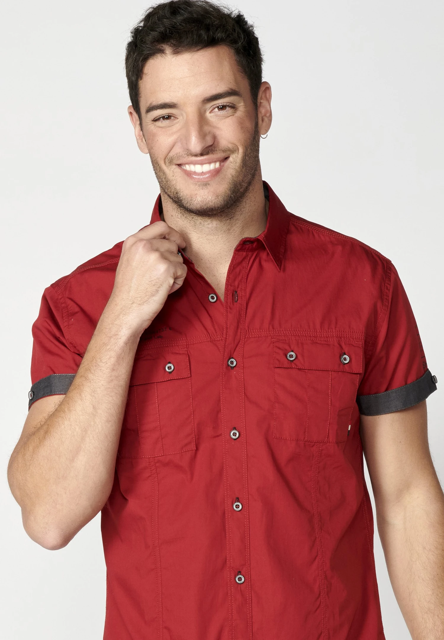 Koroshi Short Sleeve- Camicia - Rojo Red 6 Koroshi Short Sleeve- Camicia - Rojo Red - immagine 4