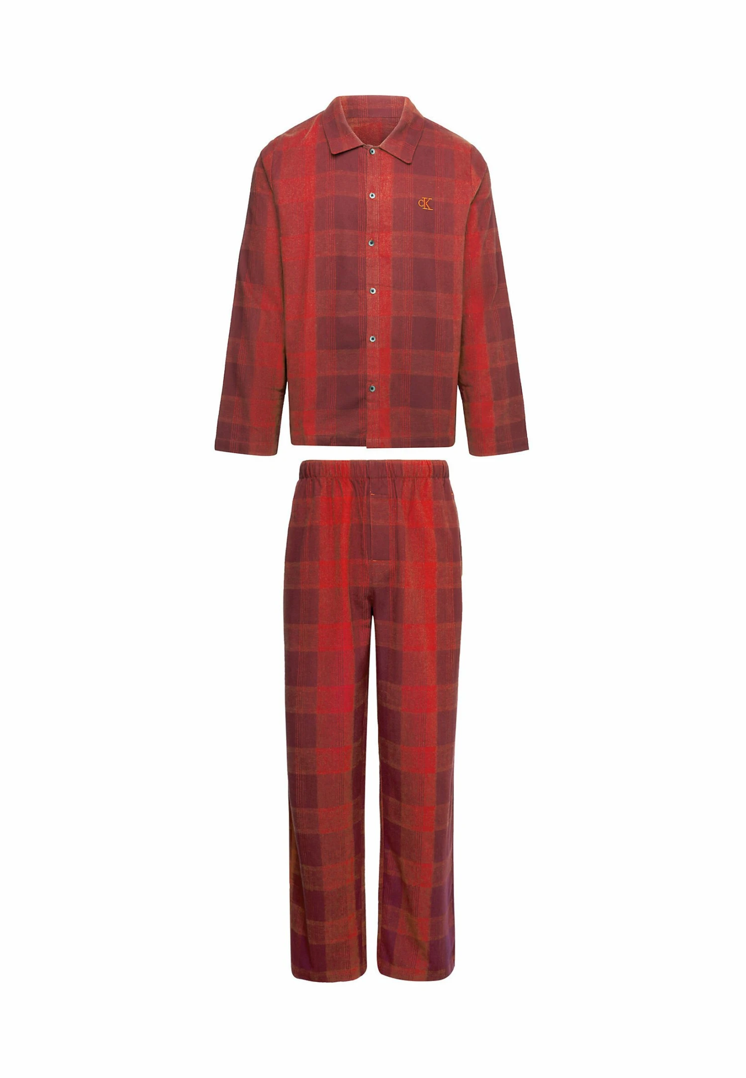 PigiamaGradient Check Red Clay Uomo Per La Notte C1182M01M-T11 7 PigiamaGradient Check Red Clay Uomo Per La Notte C1182M01M-T11 - immagine 5