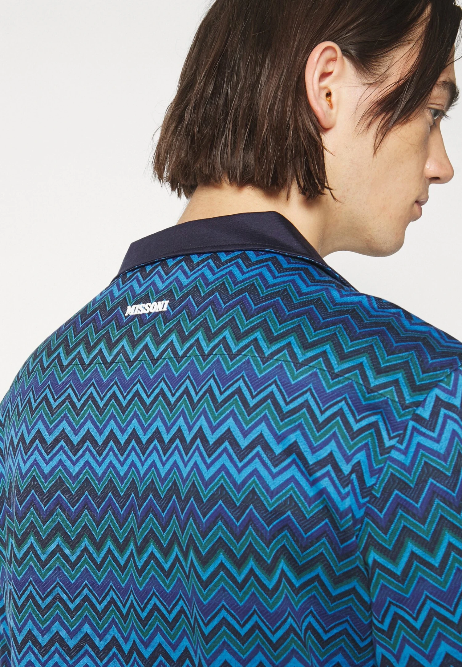 Missoni Short Sleeve ShirtCamiciaNavy Blue Uomo Camicie 6MI22D00V-T11 9 Missoni Short Sleeve ShirtCamiciaNavy Blue Uomo Camicie 6MI22D00V-T11 - immagine 7