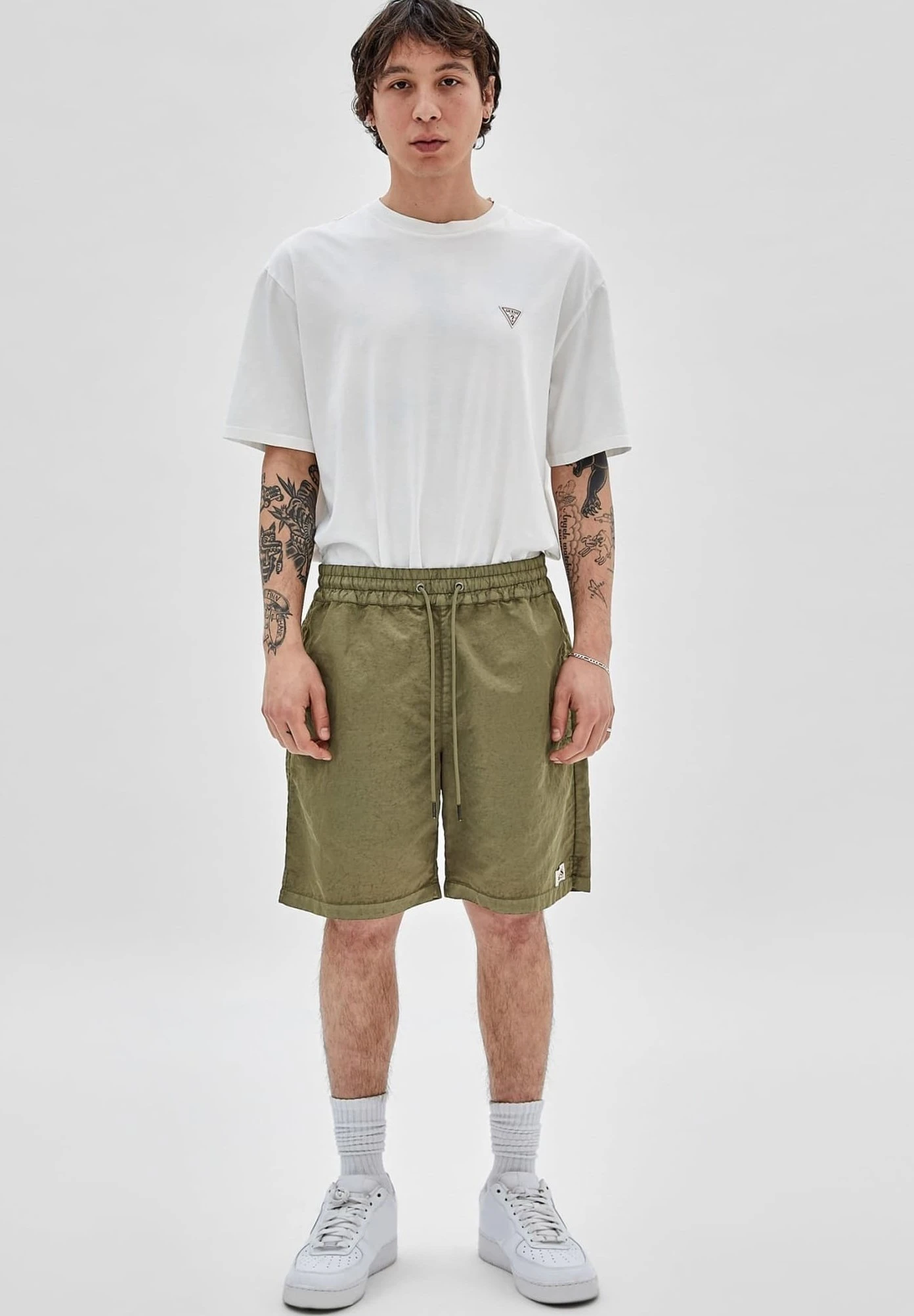 Guess Pantaloni SportiviGroen Uomo Pantaloni Sportivi E Joggers GU122F04N-M11 4 Guess Pantaloni SportiviGroen Uomo Pantaloni Sportivi E Joggers GU122F04N-M11 - immagine 2