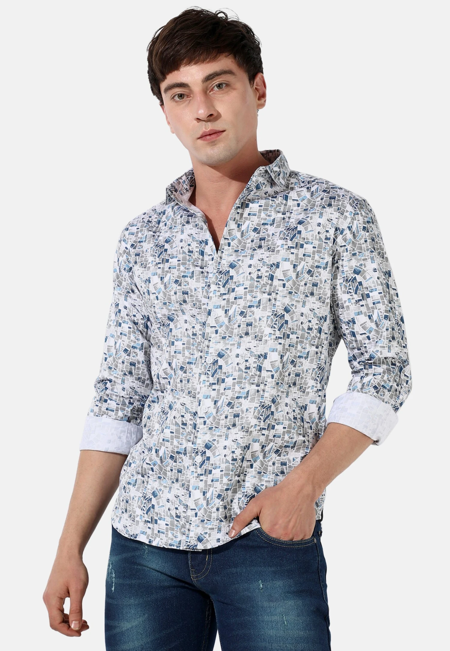 Xavier - Camicia - Blue