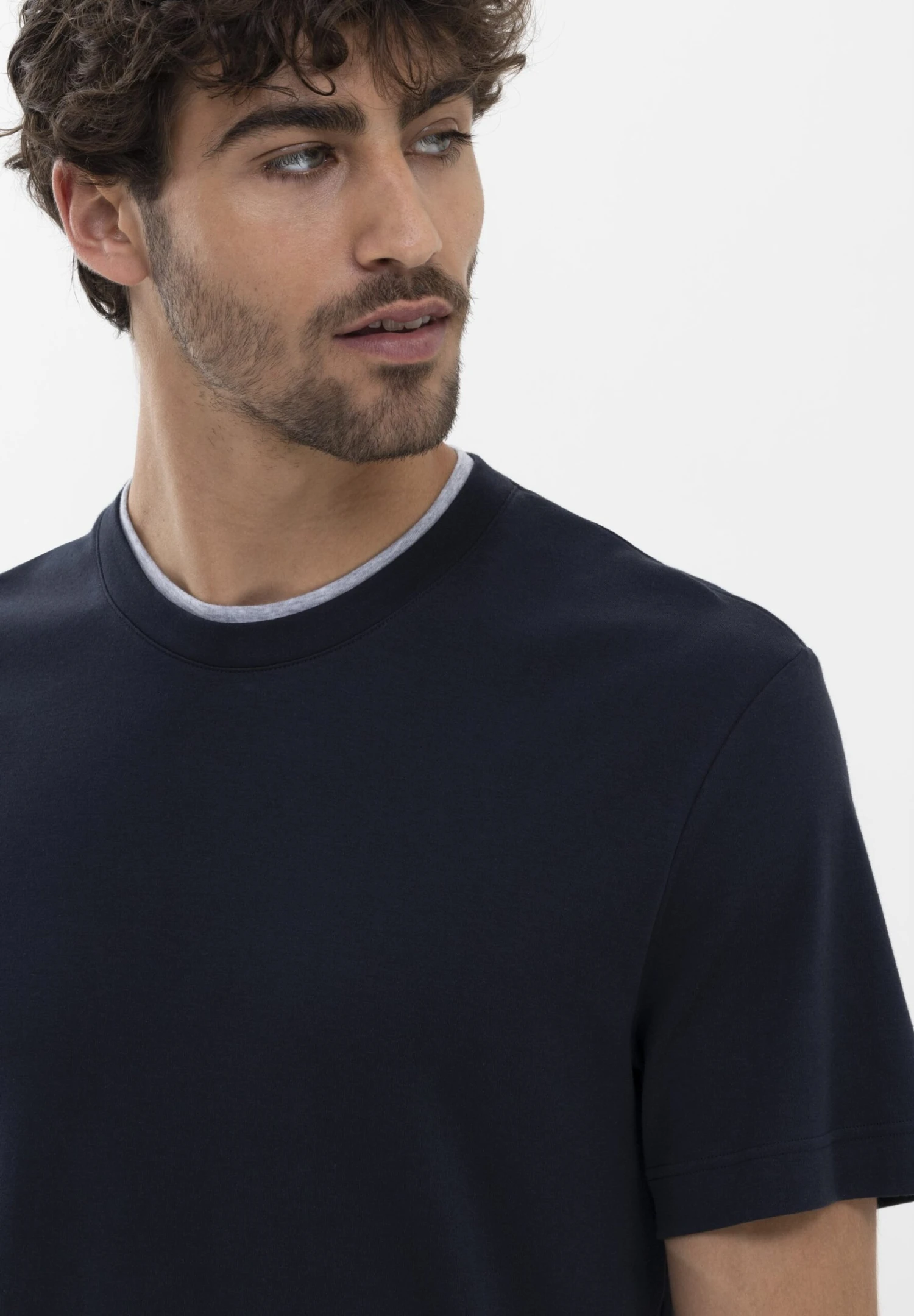 MEY Maglia Del PigiamaIndigo Uomo Per La Notte M9382N01V-K11 5 MEY Maglia Del PigiamaIndigo Uomo Per La Notte M9382N01V-K11 - immagine 3