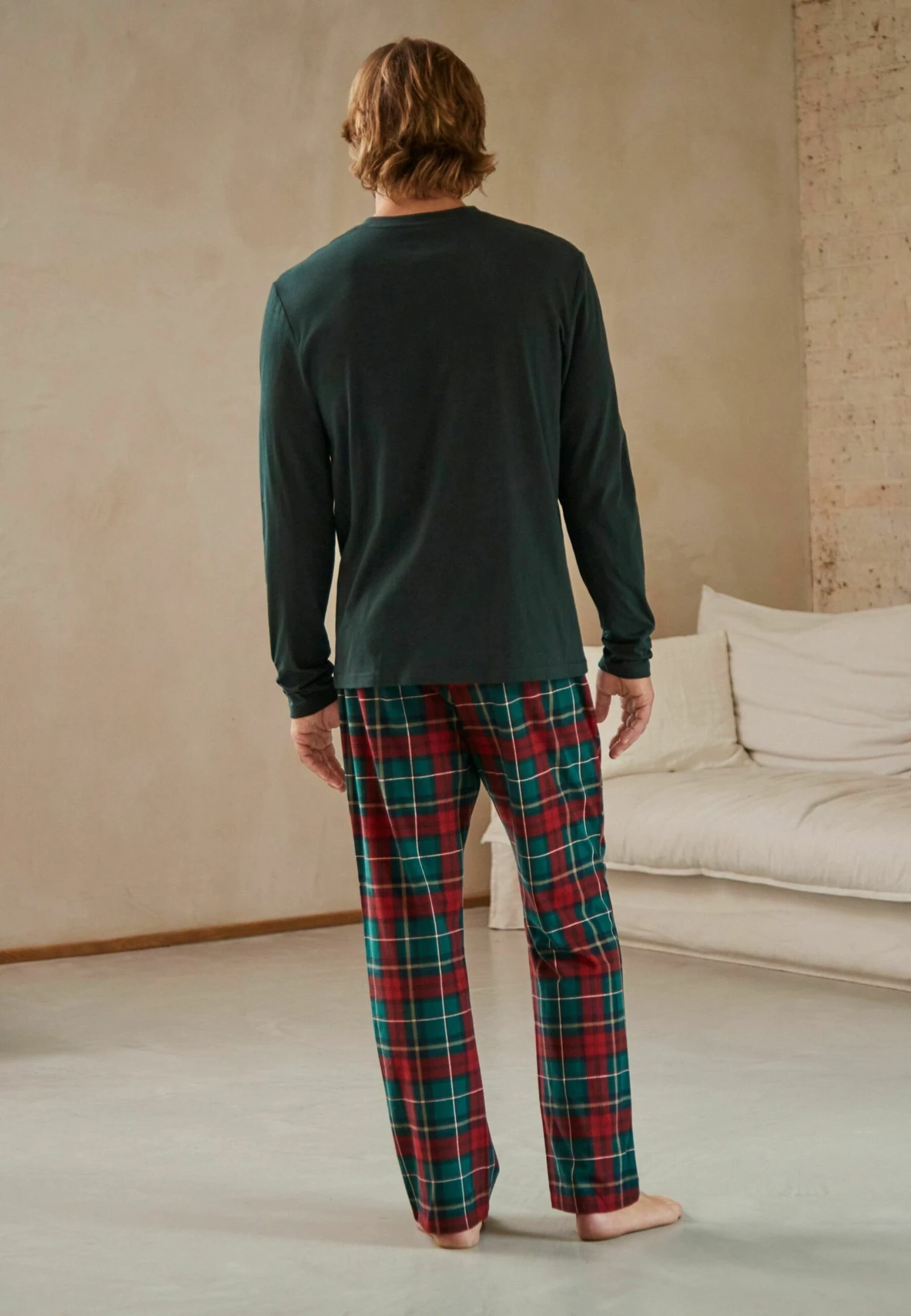 Next Motionflex Cosy Set StandardPigiamaGreen Red Check Uomo Per La Notte NX382M05M-M11 6 Next Motionflex Cosy Set StandardPigiamaGreen Red Check Uomo Per La Notte NX382M05M-M11 - immagine 4