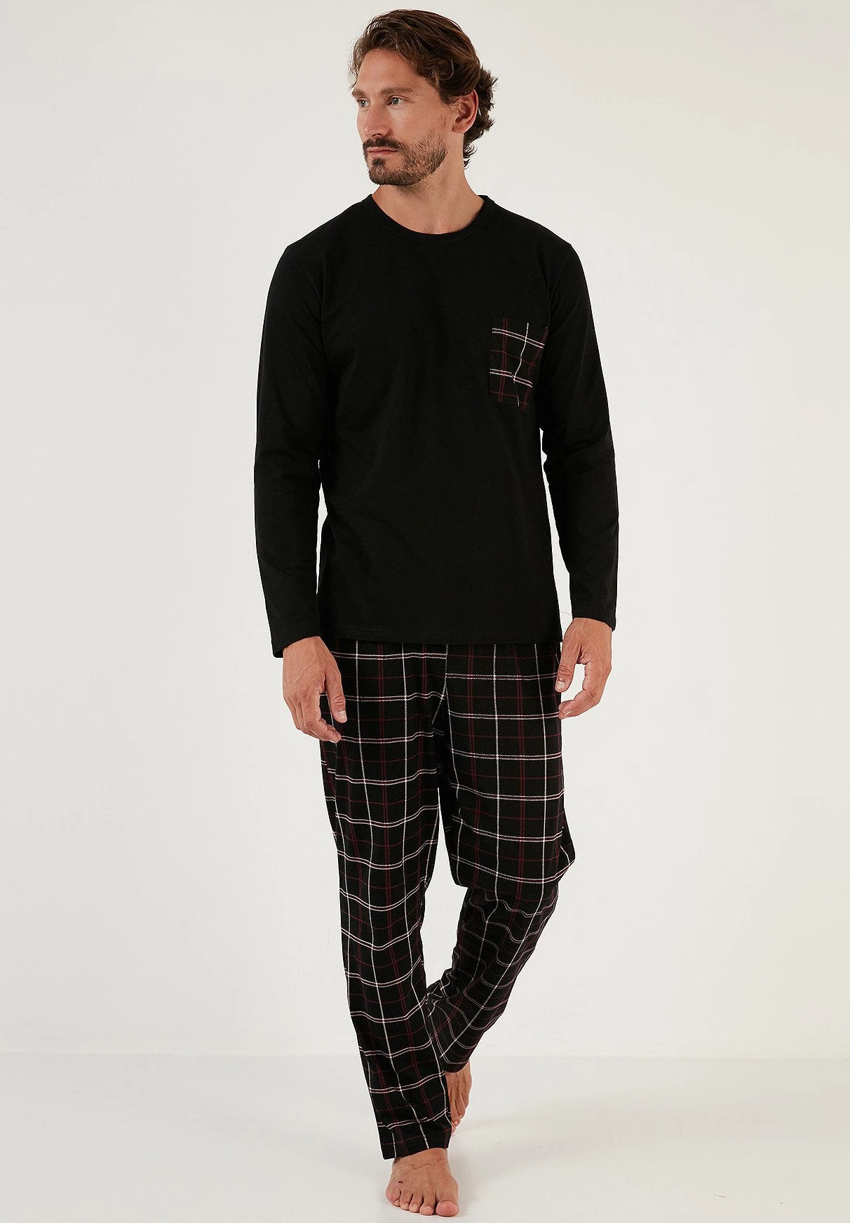 Regular Fit Set - Pigiama - Black 4 Regular Fit Set - Pigiama - Black - immagine 2