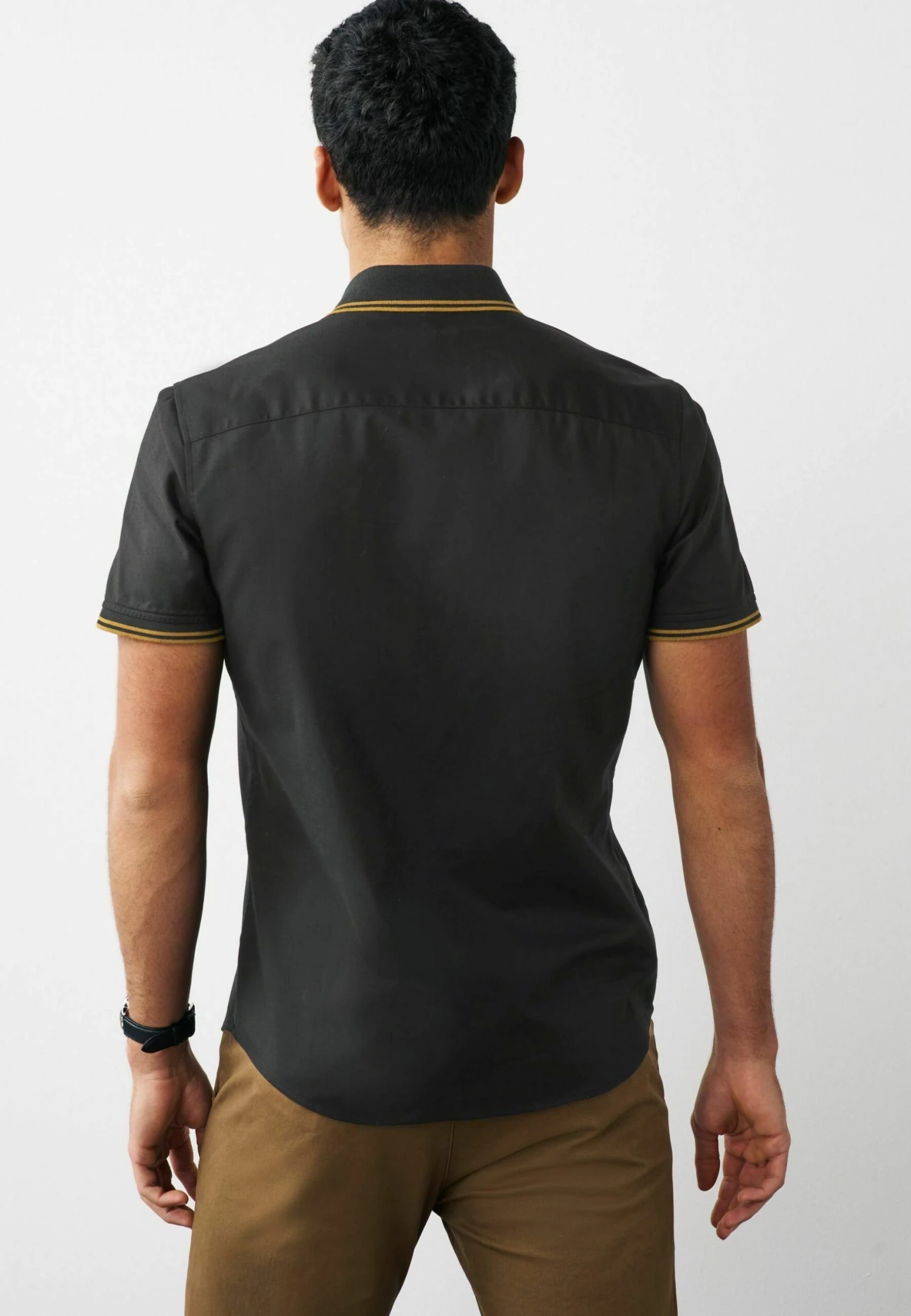 Next Stretch Oxford Short Sleeve Standard - Camicia - Black 3 Next Stretch Oxford Short Sleeve Standard - Camicia - Black - immagine 2