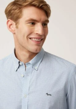 HARMONT&BLAINE Micro FantasiaCamiciaCeleste Uomo Camicie HR422D0AM-K11 9 HARMONT&BLAINE Micro FantasiaCamiciaCeleste Uomo Camicie HR422D0AM-K11 -Negozio Di Abbigliamento Zalando 533dd118a00c42df87c3ad88504dd822