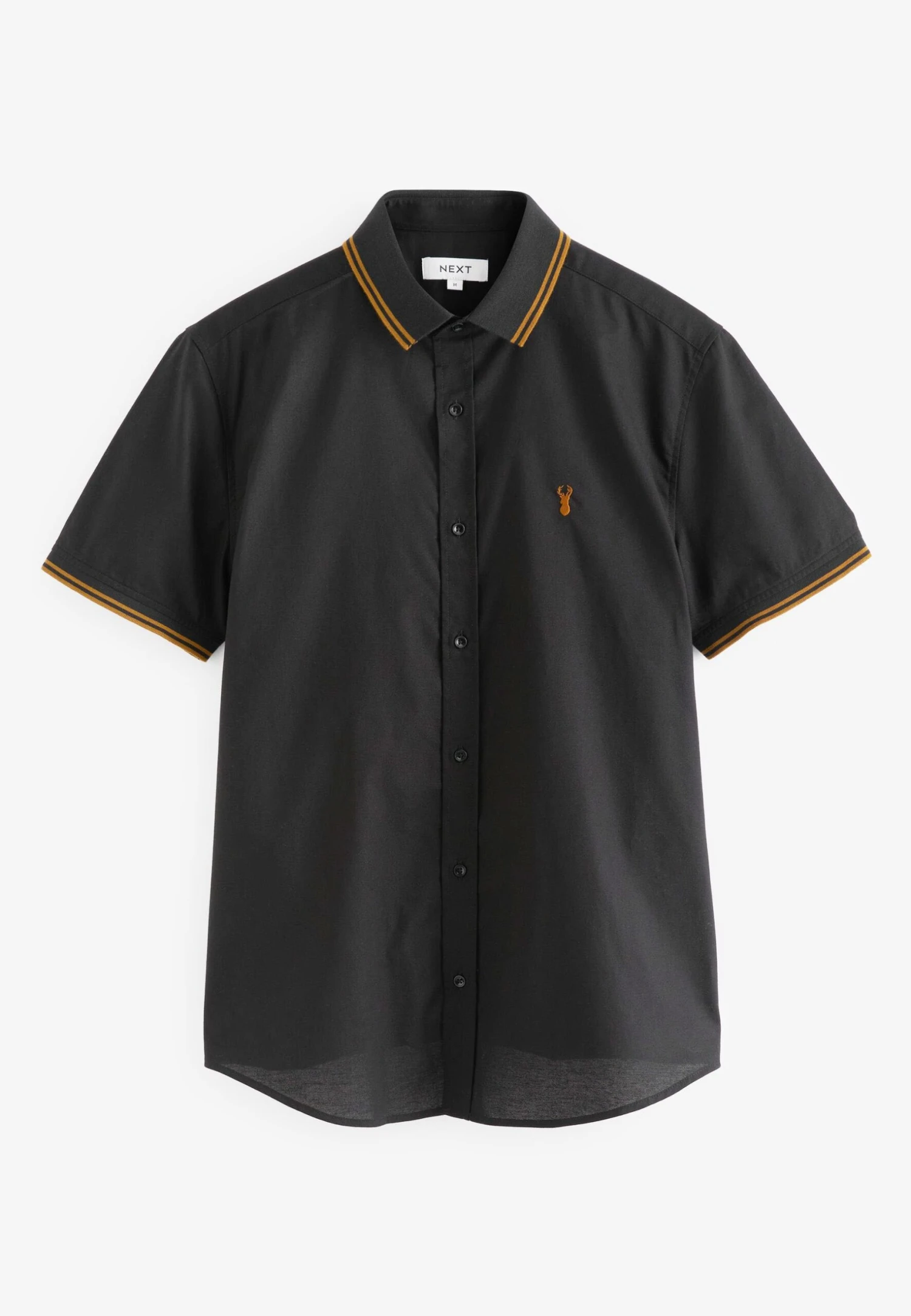Next Stretch Oxford Short Sleeve Standard - Camicia - Black 6 Next Stretch Oxford Short Sleeve Standard - Camicia - Black - immagine 5