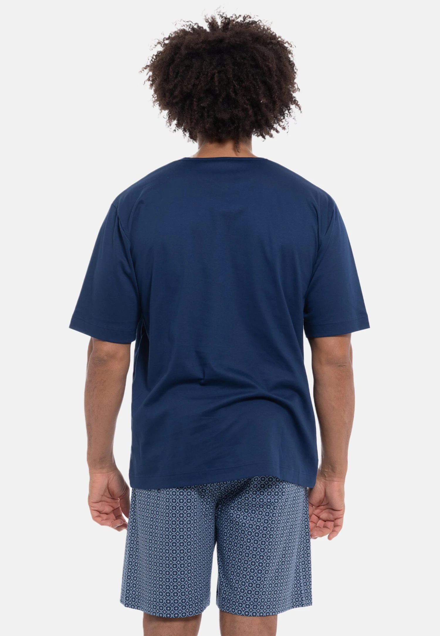 MEY Kurzarm Lounge - Nightwear Set - Pigiama - Blau 5 MEY Kurzarm Lounge - Nightwear Set - Pigiama - Blau - immagine 3