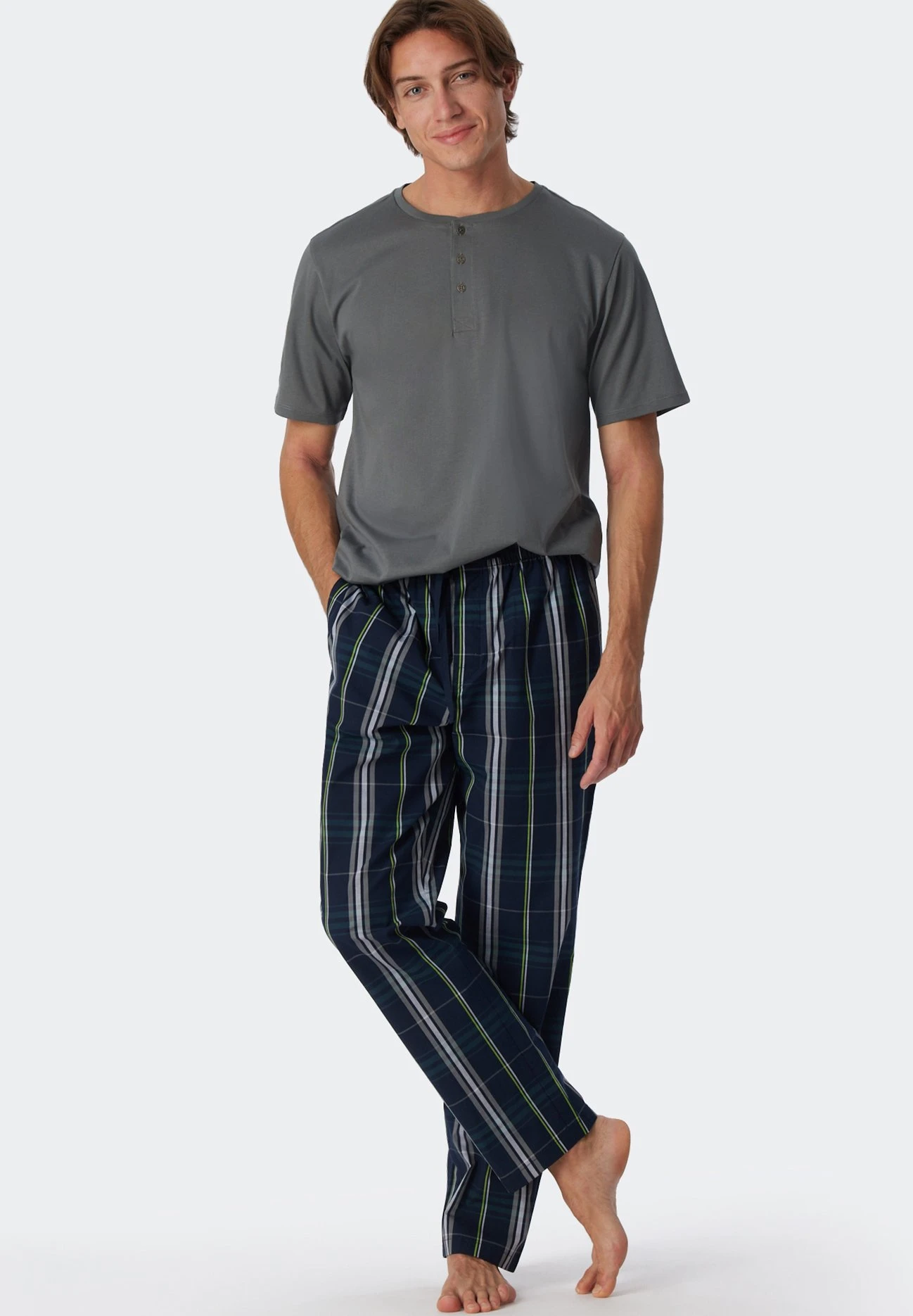 Schiesser MixRelaxPantaloni Del PigiamaGreen Uomo Per La Notte S5982L02M-M11 4 Schiesser MixRelaxPantaloni Del PigiamaGreen Uomo Per La Notte S5982L02M-M11 - immagine 2