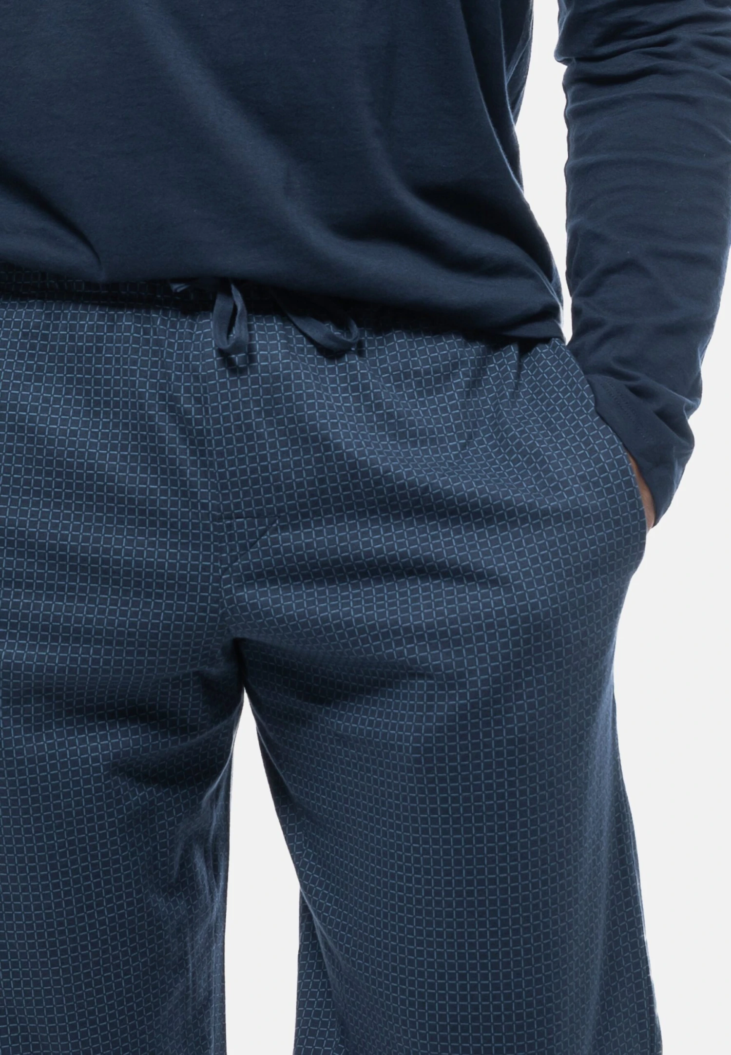 Schiesser Mix Set - Pigiama - Blau Gemustert 6 Schiesser Mix Set - Pigiama - Blau Gemustert - immagine 4