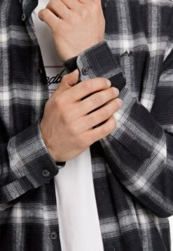 Lindbergh Brushed Checked L/SCamiciaBlack Uomo Camicie LG522D09O-Q11 -Negozio Di Abbigliamento Zalando 578556c316b946d09ad4a8566458f056