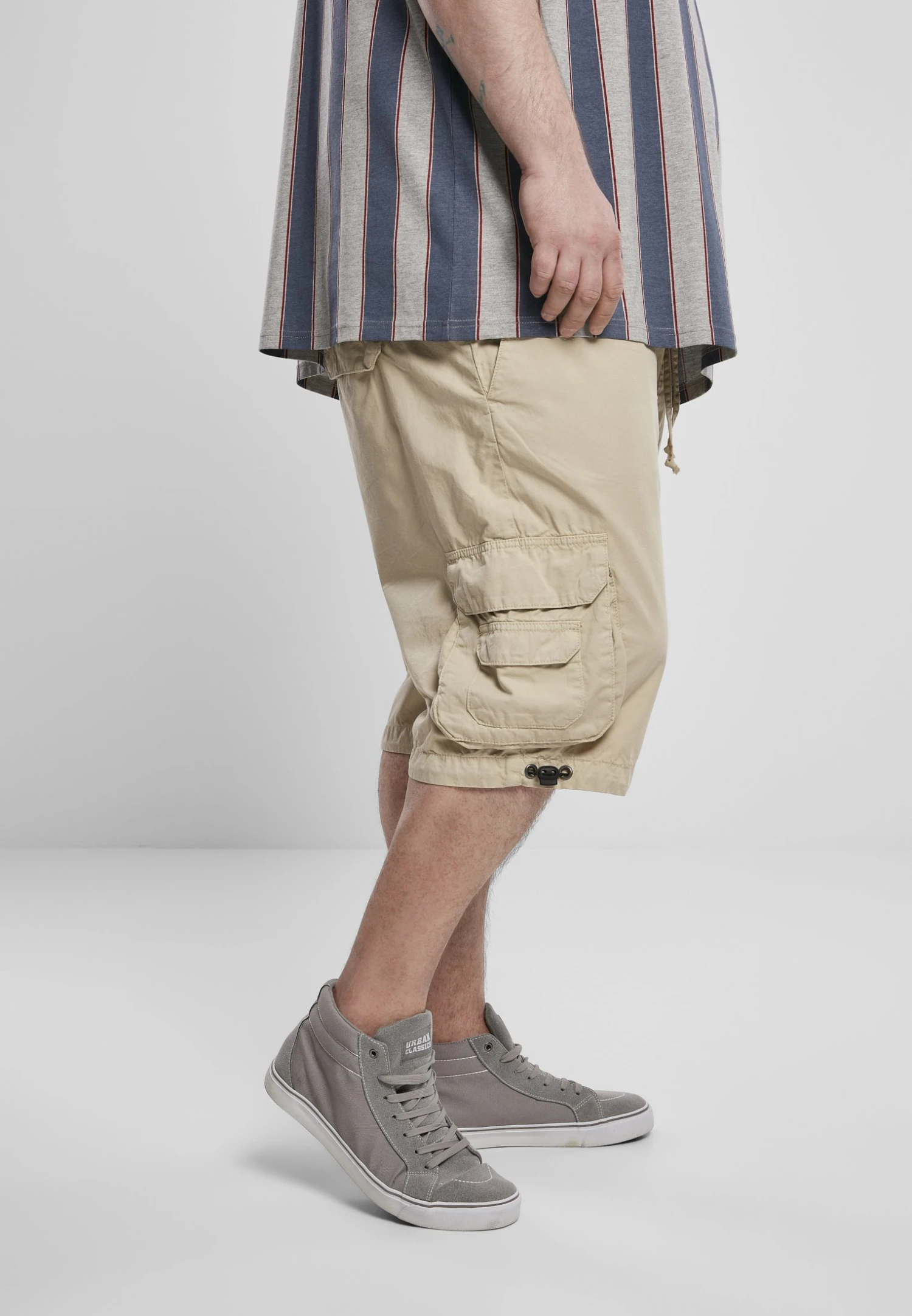 URBAN CLASSICS Double Pocket- Shorts - Concrete 7 URBAN CLASSICS Double Pocket- Shorts - Concrete - immagine 5