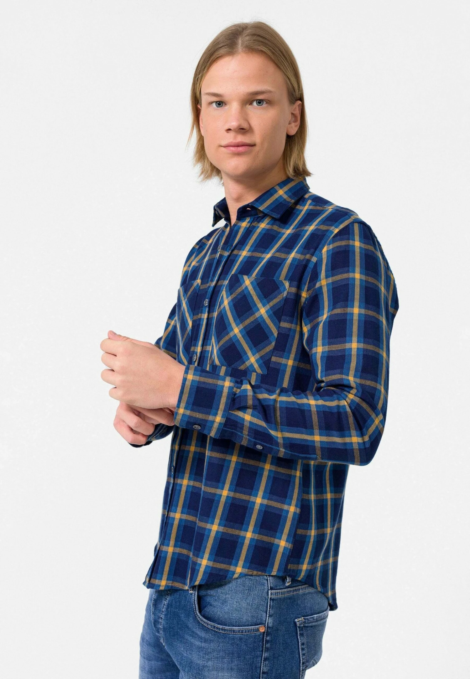 CasualCamiciaNavy Uomo Camicie BYY22D03W-K11 9 CasualCamiciaNavy Uomo Camicie BYY22D03W-K11 - immagine 7