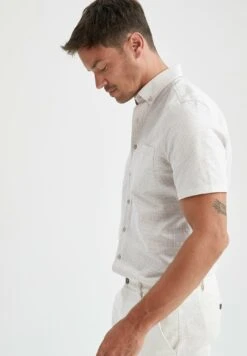 DeFacto Slim Fit- Camicia - Beige 10 DeFacto Slim Fit- Camicia - Beige -Negozio Di Abbigliamento Zalando 62bd1372444440f0aed8bf3e8084725d