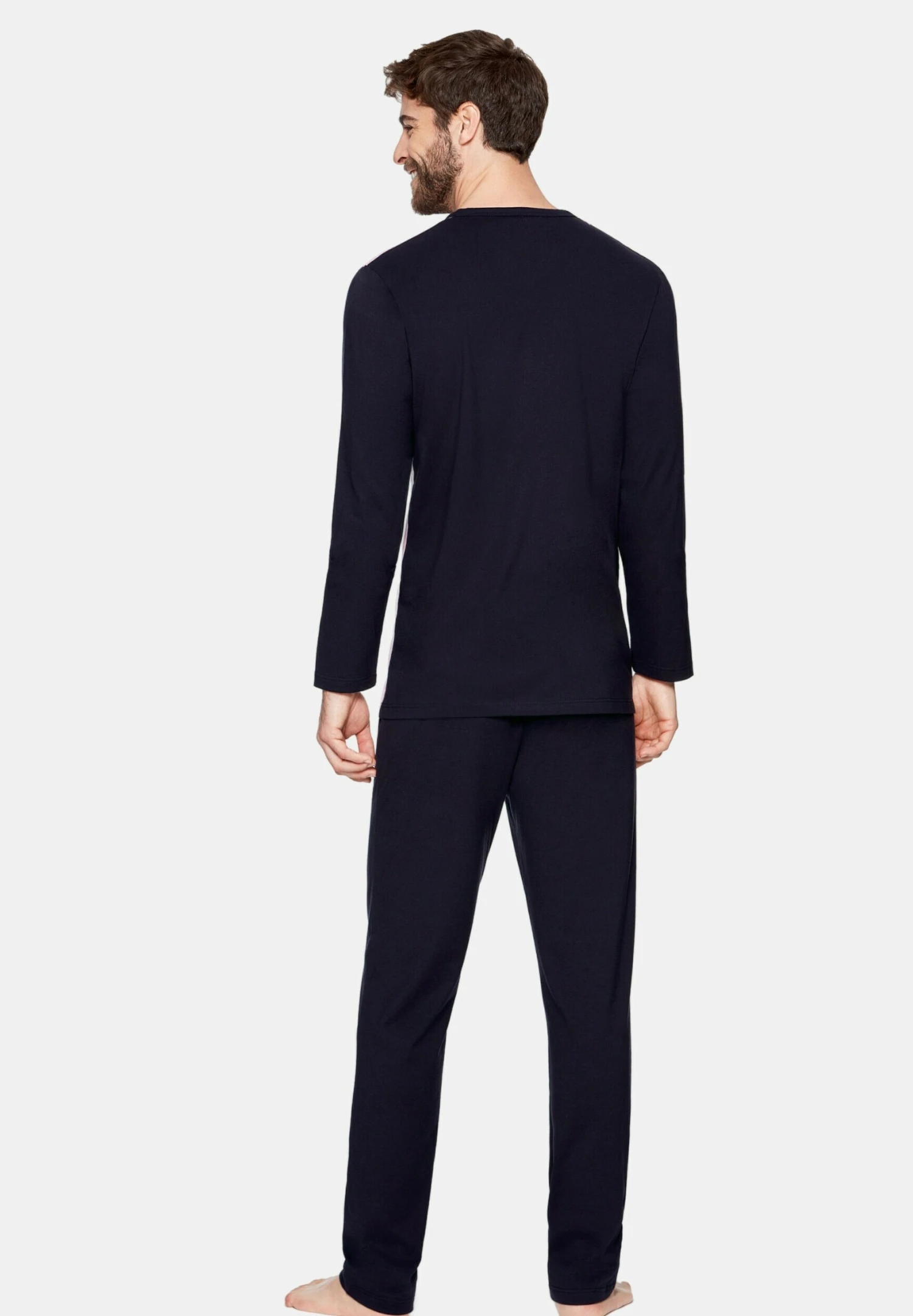 Eden Park SetPigiamaBleu Uomo Per La Notte EDL82M00R-K11 4 Eden Park SetPigiamaBleu Uomo Per La Notte EDL82M00R-K11 - immagine 2