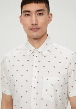 S.Oliver Kurzarm Mit All-Over-Druck - Camicia - Weiß -Negozio Di Abbigliamento Zalando 646a95d0a12c46aa930beda4f8c8b417