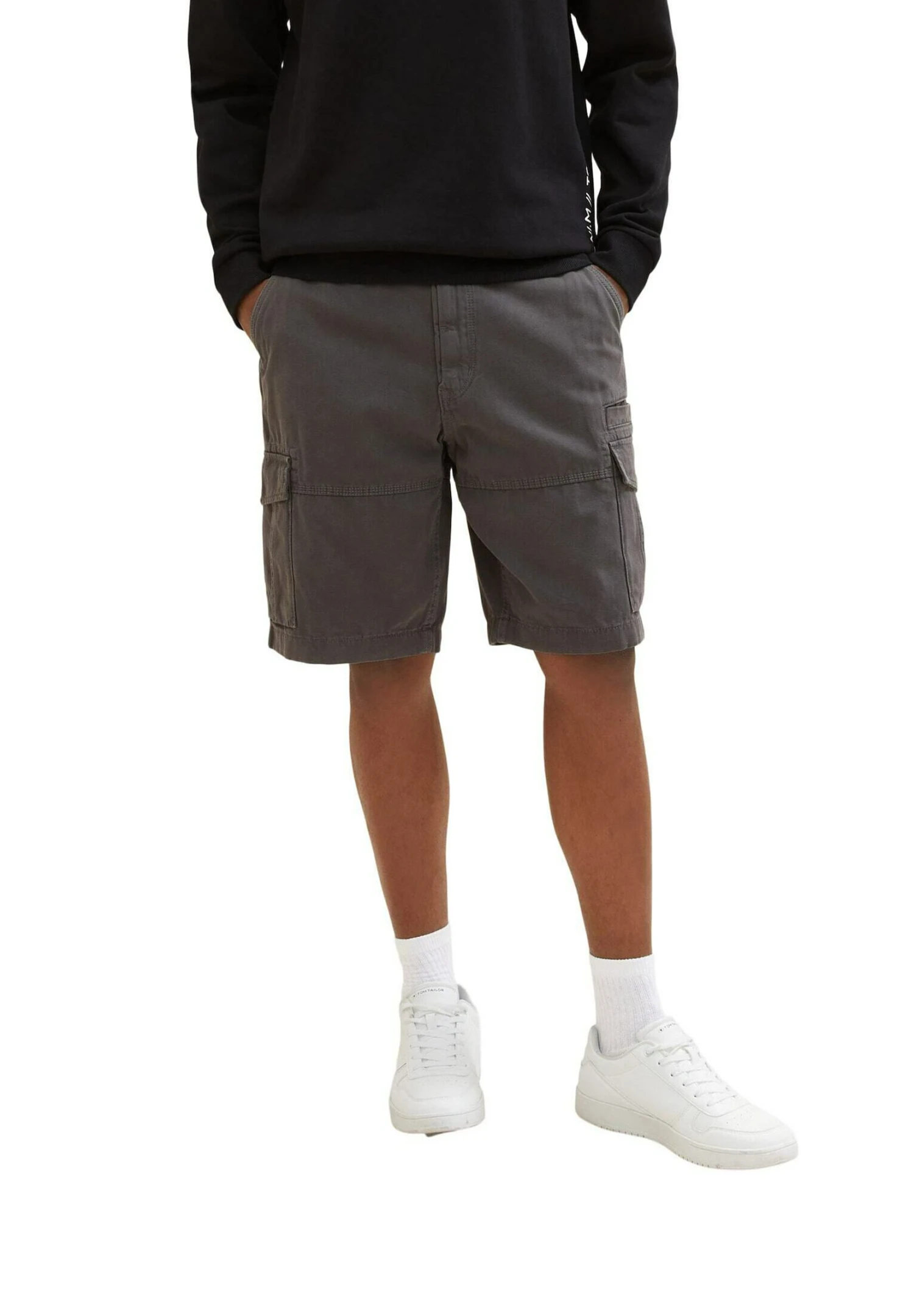Tom Tailor Shorts - Tarmac Grey 9 Tom Tailor Shorts - Tarmac Grey - immagine 7
