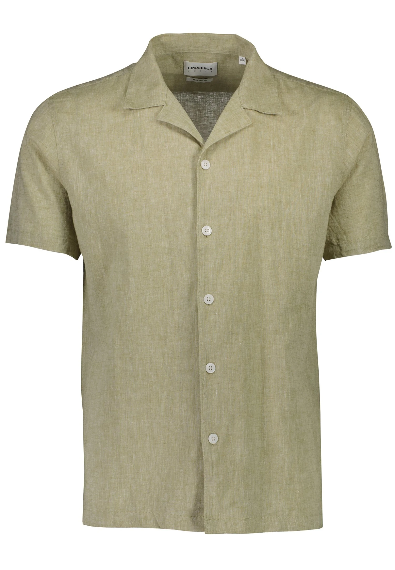 Lindbergh Relaxed Fit Casual Blend ResortCamiciaKhaki Uomo Camicie LG522D06U-M11 3 Lindbergh Relaxed Fit Casual Blend ResortCamiciaKhaki Uomo Camicie LG522D06U-M11